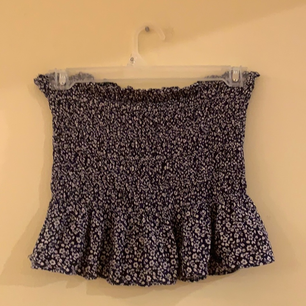 navy blue tube top